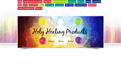Desktop Screenshot of holyhealingproducts.com