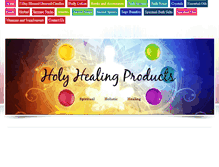 Tablet Screenshot of holyhealingproducts.com